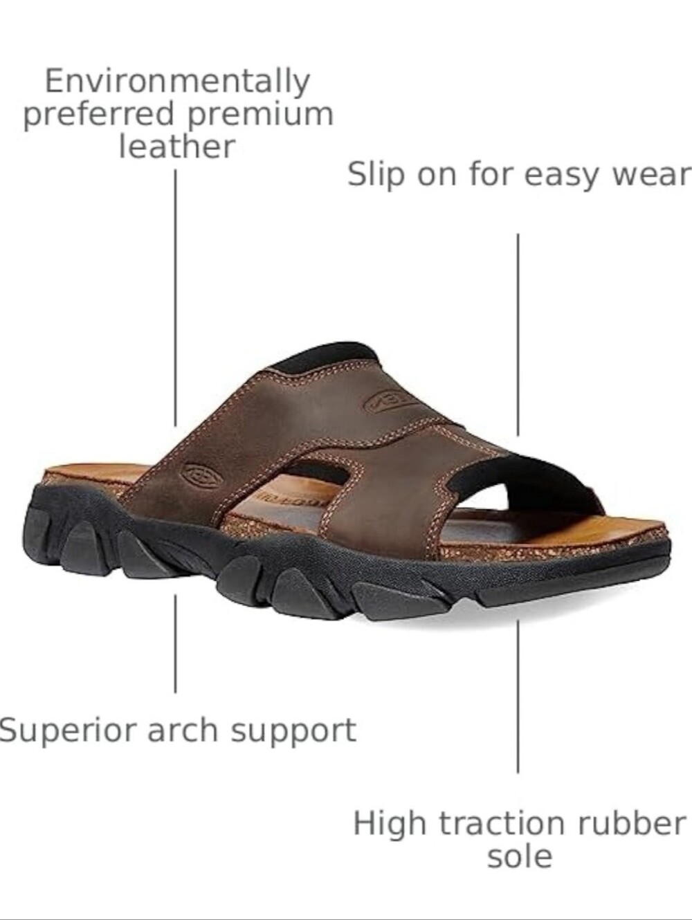 Mens Keen Daytona 2 Slides - Picture 3 of 5